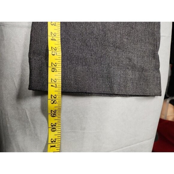 BANANA REPUBLIC Sloan Fit Crop Stretch Tri Blend Pants Gray Boot Cut 10 Short - Picture 6 of 6